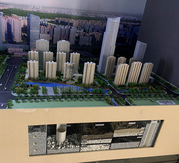 清河县建筑模型